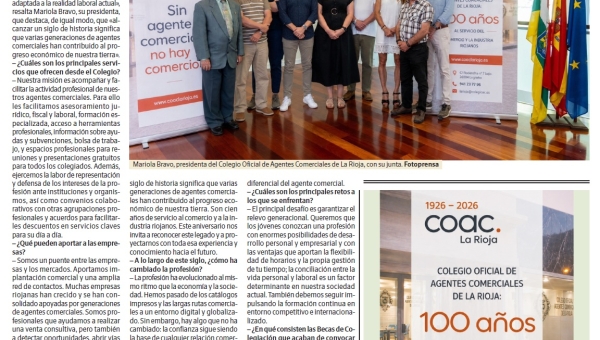 SUPLEMENTO DE COLEGIOS PROFESIONALES. LA RIOJA